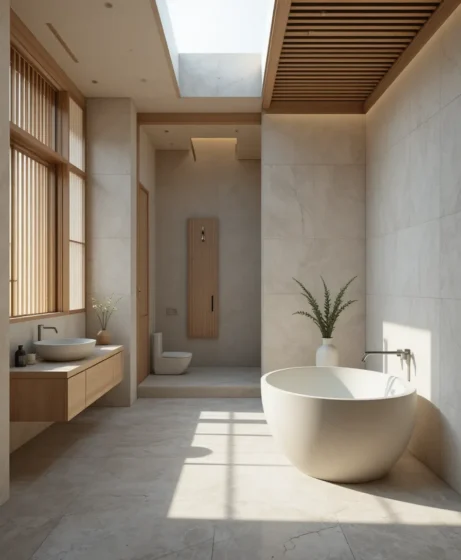 Minimalist Zen Bathroom