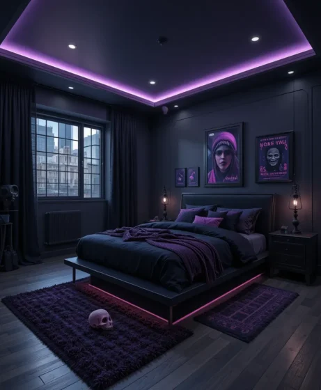 Modern Emo Bedroom