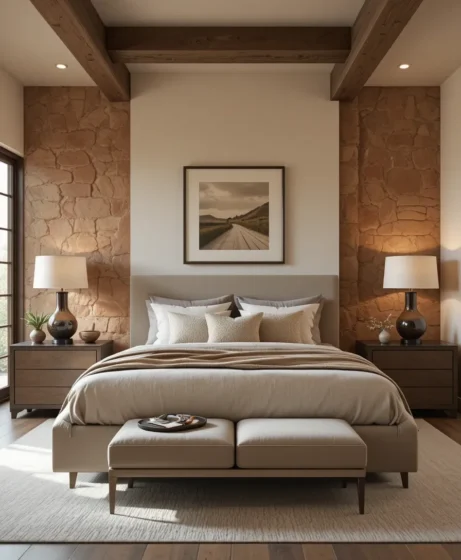 Modern Tuscan Bedroom Blend