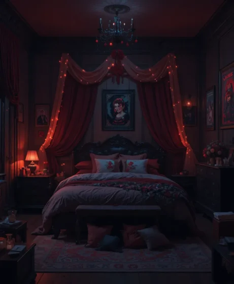 Romantic Emo Bedroom