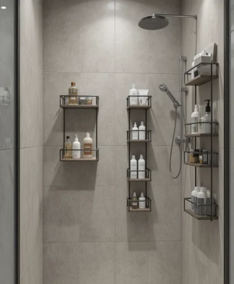 Shower Caddies for Vertical Storage