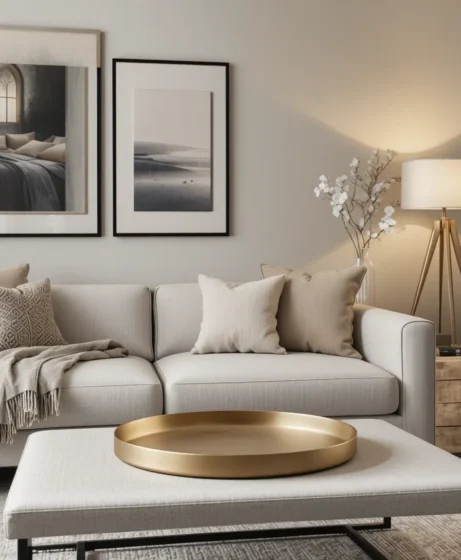 Subtle Metallic Accents