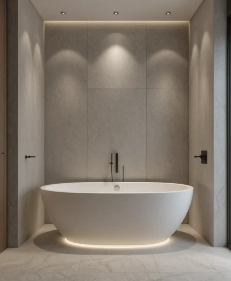 Microcement Bathtub Surround