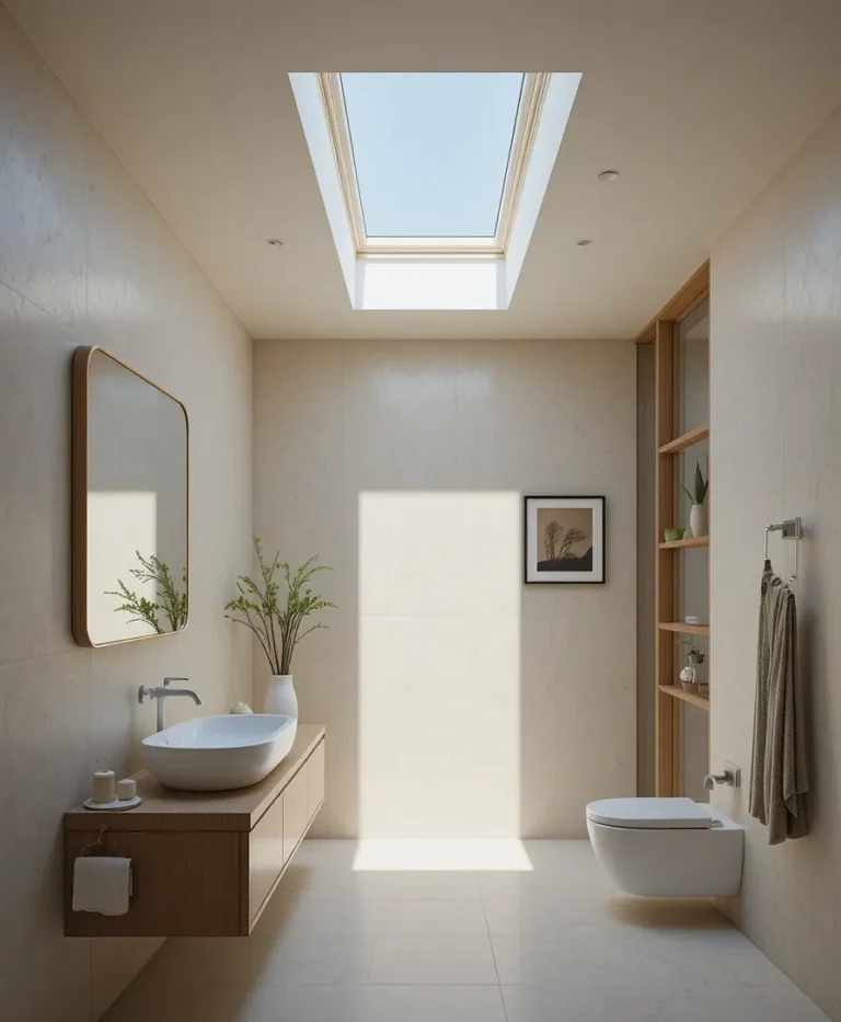 Small Skylight for Natural Light
