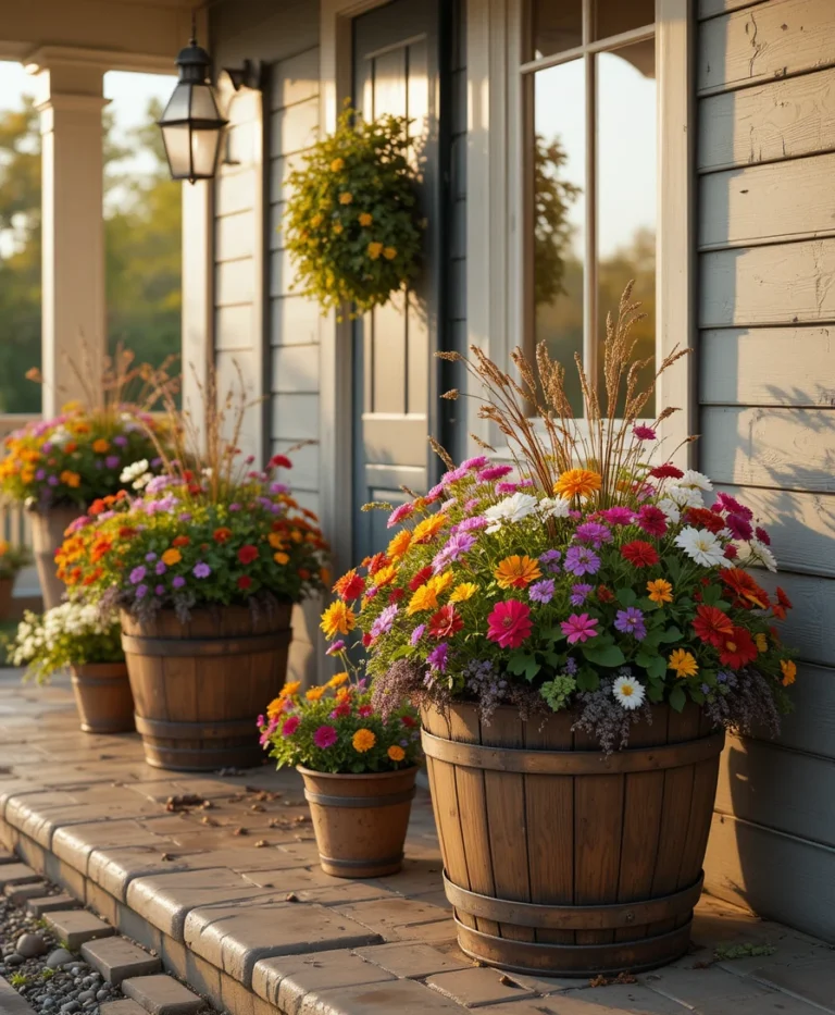 22 Front Porch Planters That Instantly Elevate Curb Appeal & Style