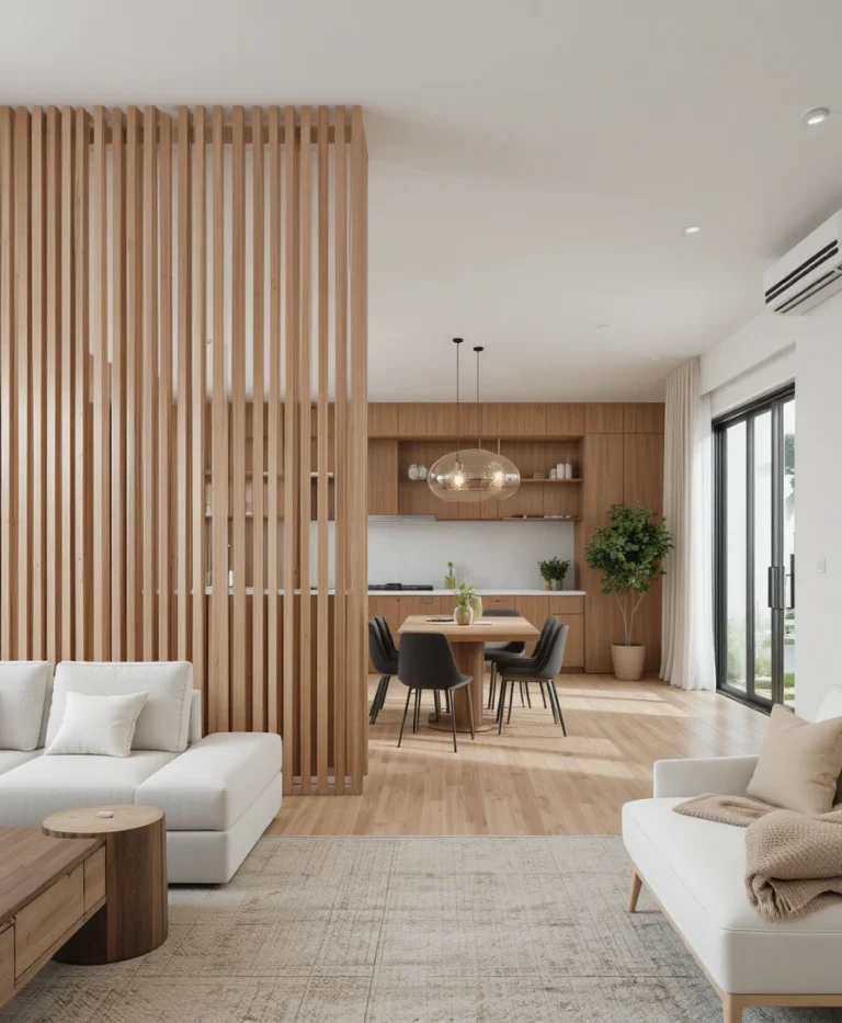 22 Living & Dining Room Partition Ideas for Style & Function