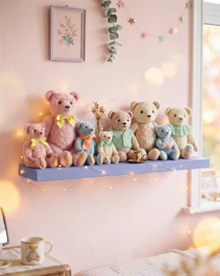 Teddy Bear Shelf Display