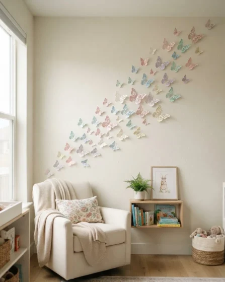 Pastel Butterfly Wall Decals