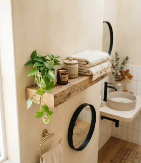 Reclaimed Wood Shelf