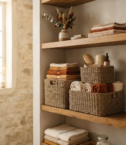 Woven Seagrass Storage Baskets