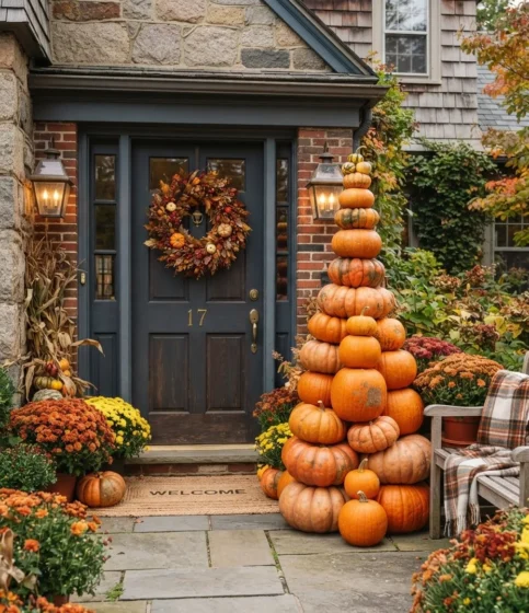 Pumpkin Pyramid Stack