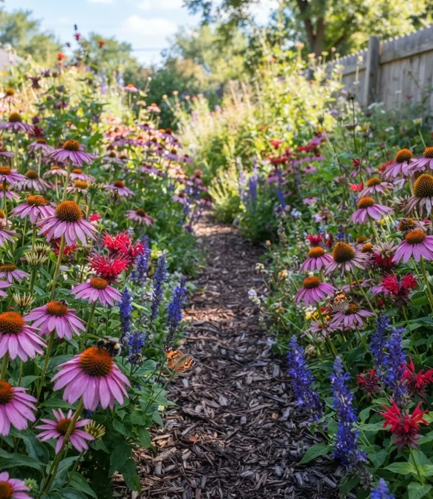 Single-File Pollinator Path