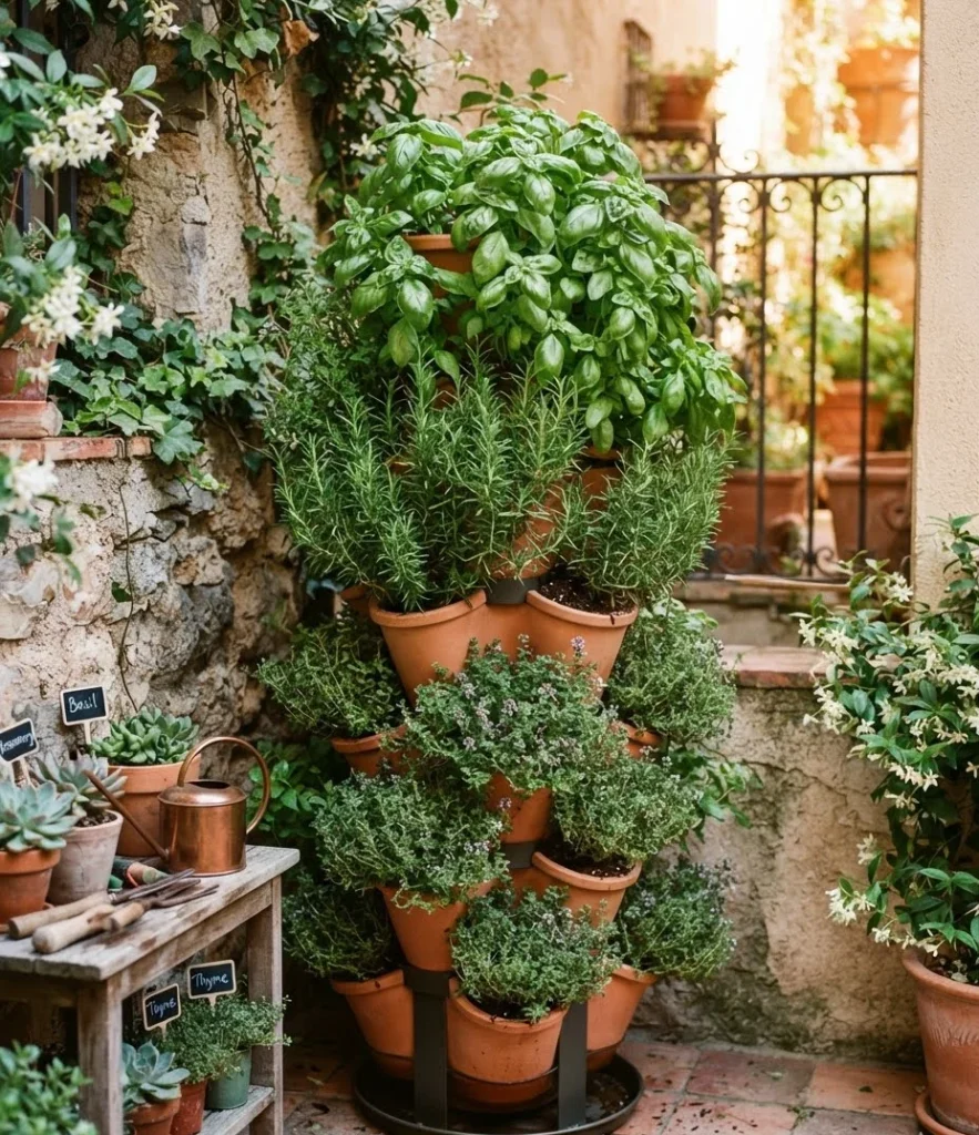Vertical Herb Garden Tower