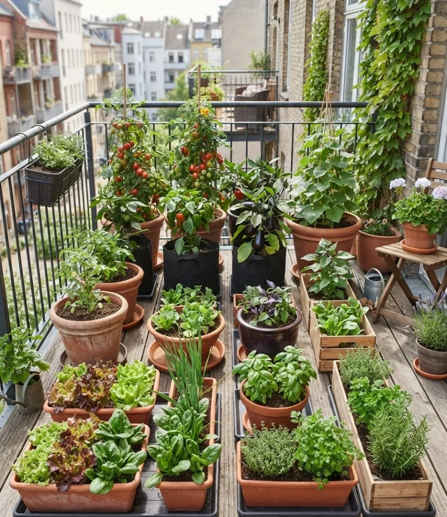 Container Garden Grid