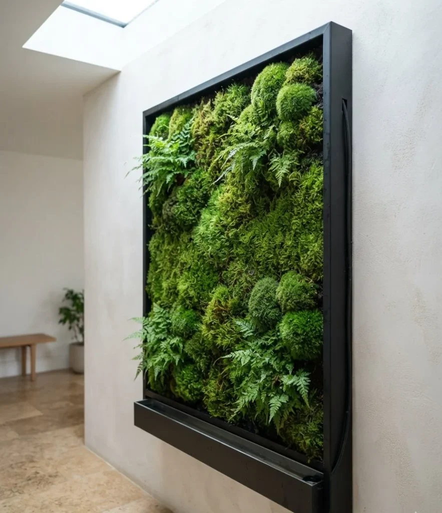 Mixed-Species Vertical Moss Garden