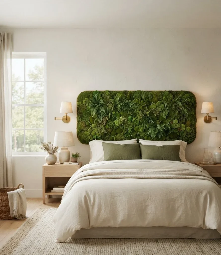 Moss Wall Headboard
