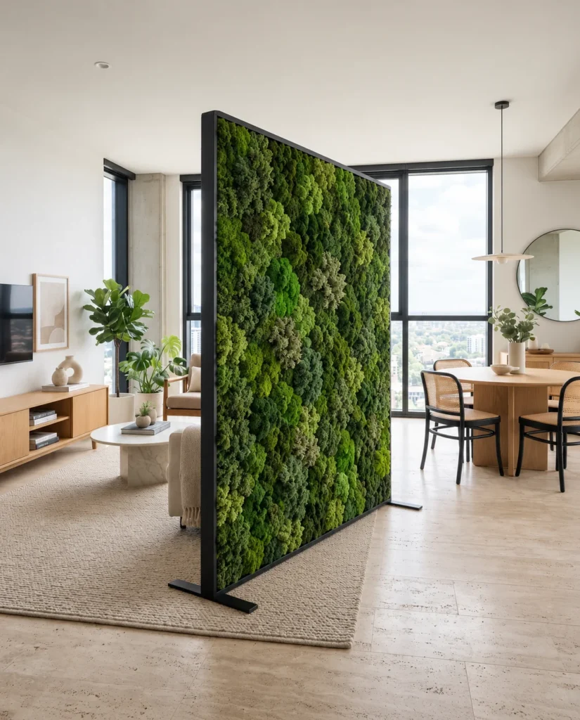 Moss Wall Room Divider