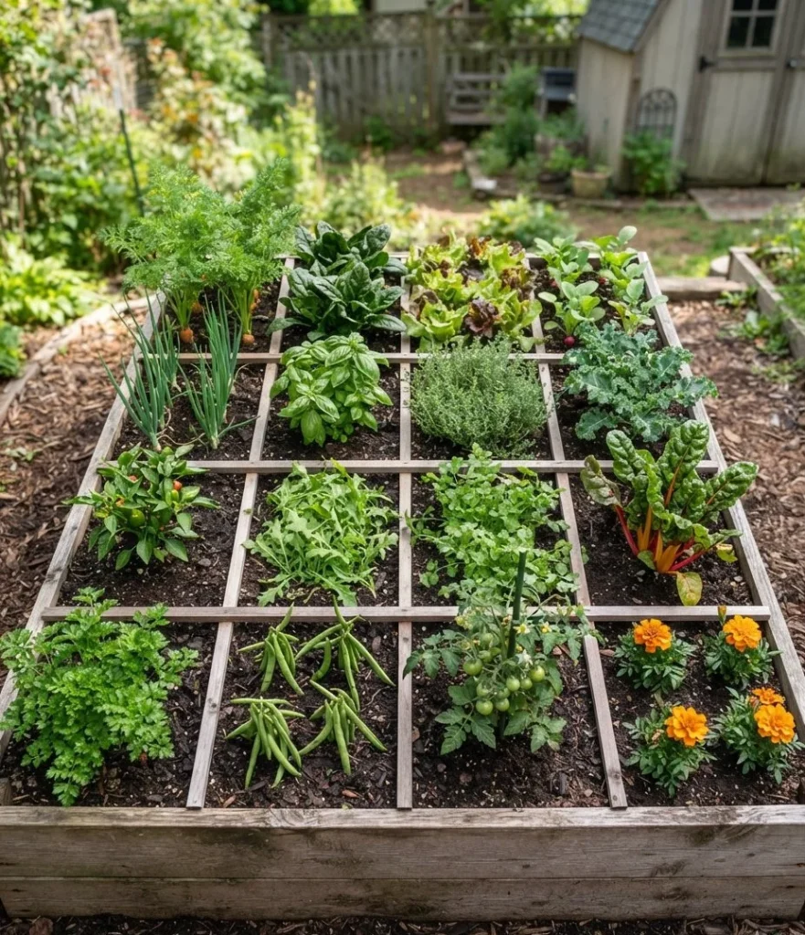 Square Foot Garden Grid