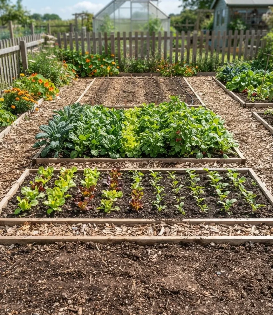 Succession Planting Row Layout