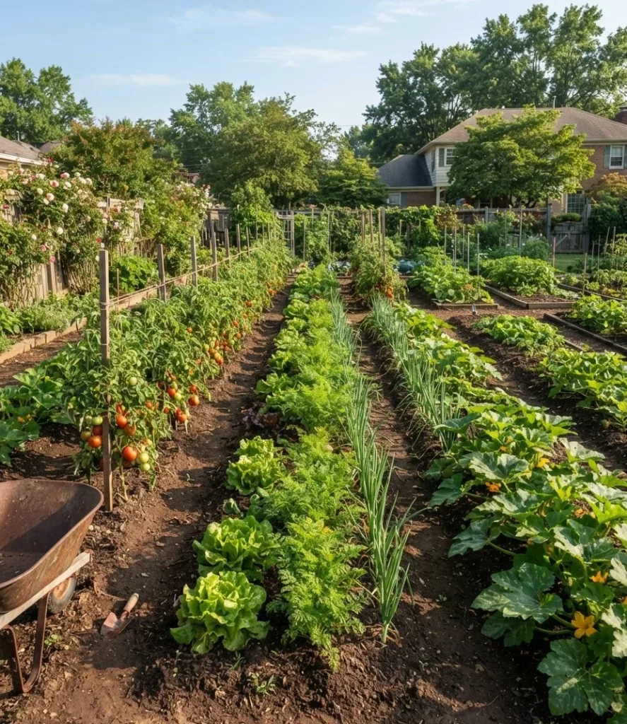 Traditional Row Garden